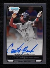 2012 Bowman Draft Chrome Picks Refractor Courtney Hawkins #BCA-CH Auto j8o