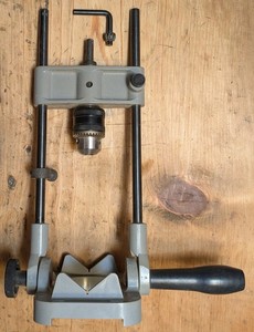 Portable Drill Guide Press With Chuck Tool