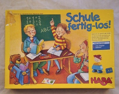 HABA 4587: Schule fertig - los!. Komm mit, wir gehen in die Schule! [Kinderspiel