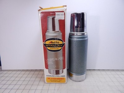 Vintage Stanley Aladdin's Thermos Vacuum Bottle Box Green #A943C