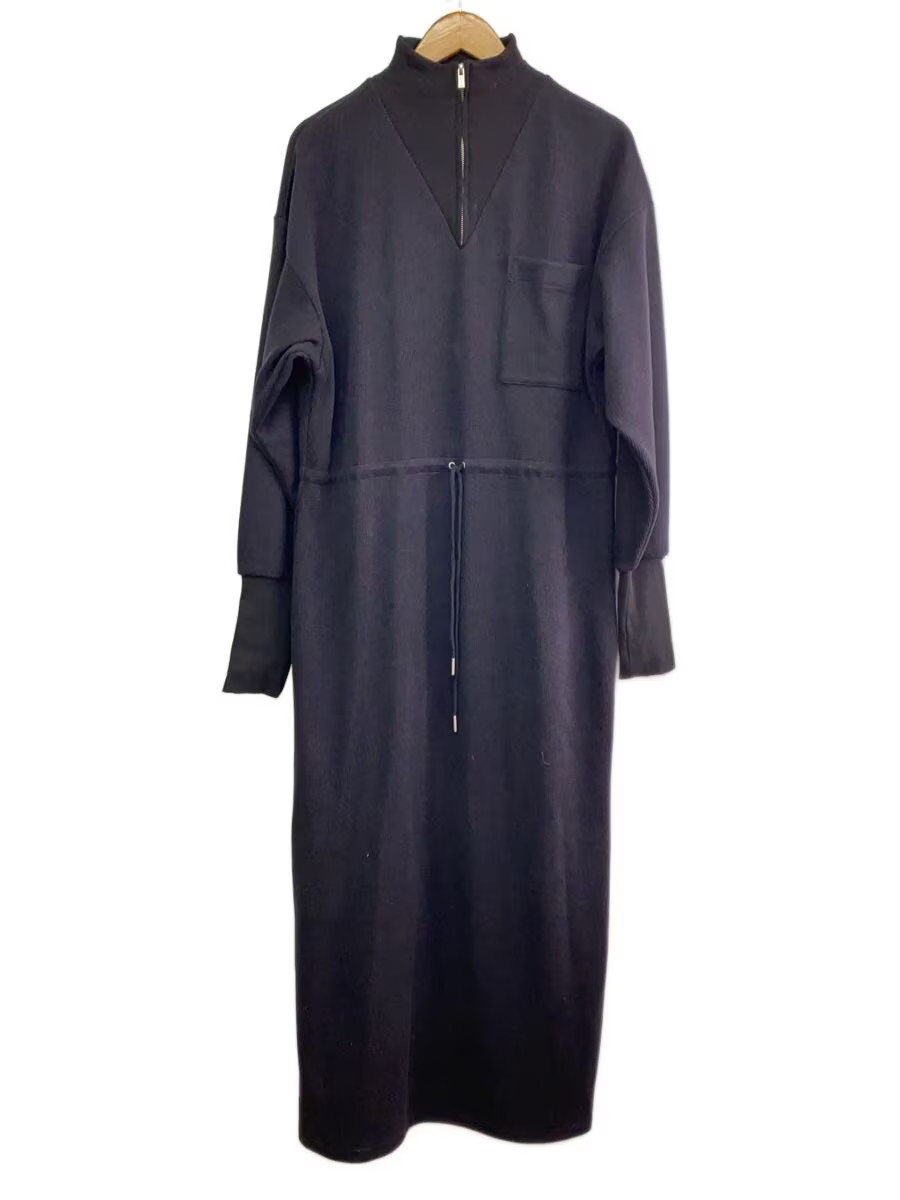 AMERI Long Sleeve Dress, Medium, Polyester, Black… - image 1