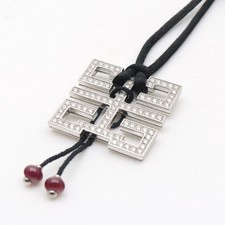 Cartier Collana Le Baiser Du Dragon Oro Bianco 18k e Diamanti