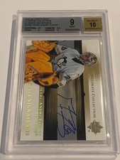 Marc Andre Fleury Auto Ultimate Signatures 2005-06 Ultimate Collection Beckett 9