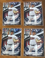 2016 Bowman's Best Jose Berrios Rookie Base + Blue Refractors #32/250 + Base x2