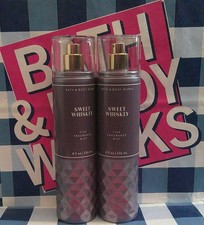 Bath  Body Works Sweet Whiskey Fragrance Mist 8 fl. oz. Lot of 2 NEW