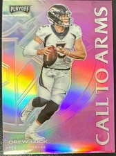 2020 Panini Playoff Call To Arms Purple Parallel Drew Lock #CA-14