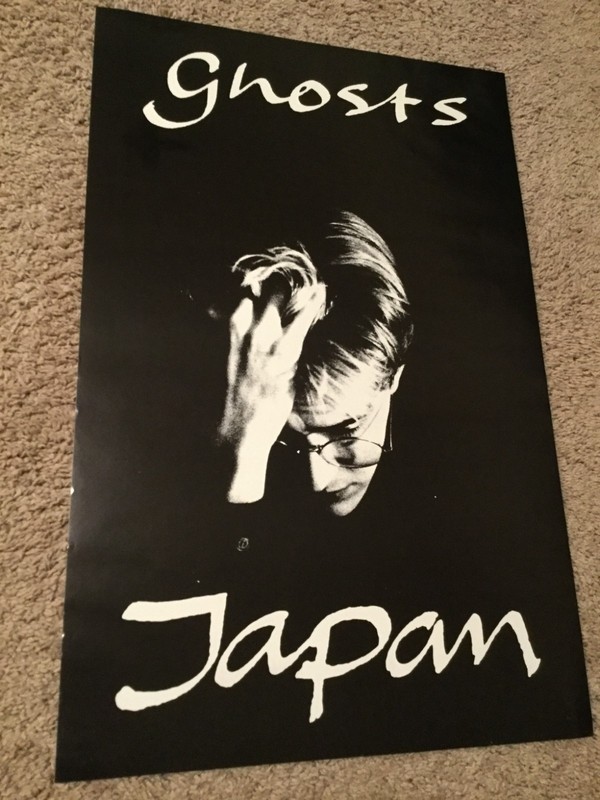 Japan David Sylvian GHOSTS Beautiful Black-and-White 27.5" x 18" Poster