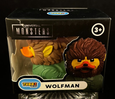 Mini Tubbz - Wolfman - Universal Monsters - Rubber Duck -Approx 2''