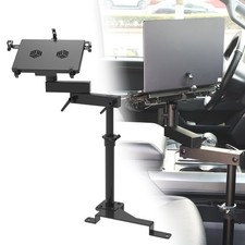 Truck Laptop Mount for Ford F150, F250, F350, F550 - No-Drill, Adjustable Height