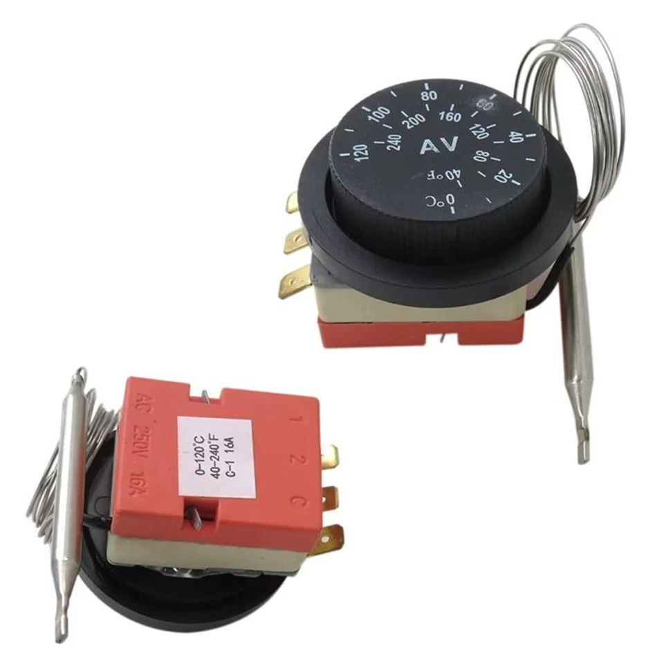 Ventola Radiatore Elettrica 12V Termostato Controllo Relè Kit Cavi Universale - Immagine 4 di 4