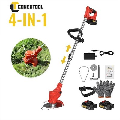 CONENTOOL Akku-Rasentrimmer 21V 1500W - Elektro-Rasenmäher | 15000U/min |