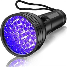 UV Flashlight Black Light, 51 LED Blacklight Pet Urine Detector for Dog/Cat Urin