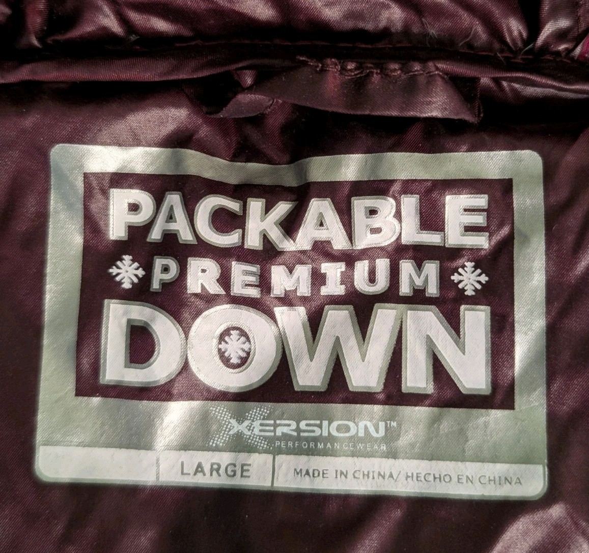 Pink Xersion Packable Down Puffer Jacket Pink Siz… - image 7