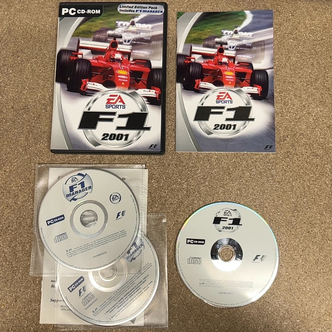 EA Sports™ F1 2001 LTD Pack (includes F1 Manager) (PC) [S-Grade, Complete]