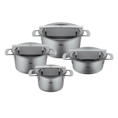 FISSLER Phi Collection Topfset 4-teilig mit Glasdeckeln Germany Top Qualität