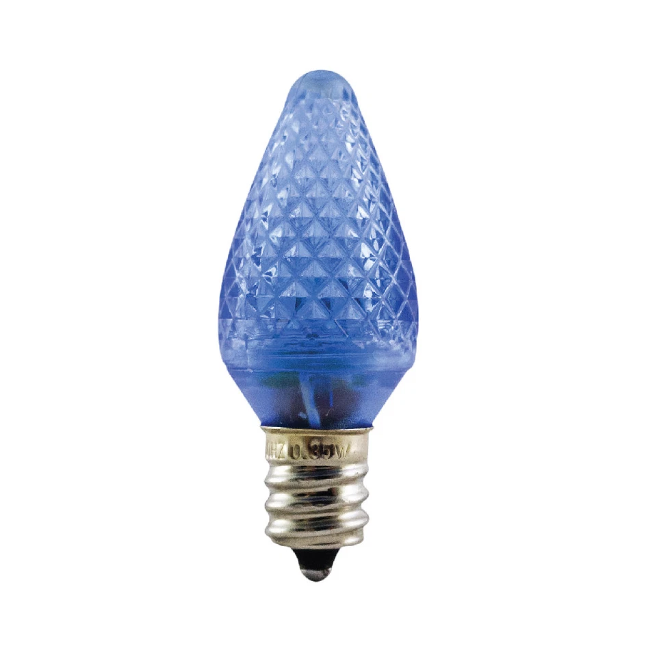 Aurio Lighting LED C7 Christmas Light Bulbs, E12, .35-1.2W, 24lum, 25 Pack - Image 2 of 4