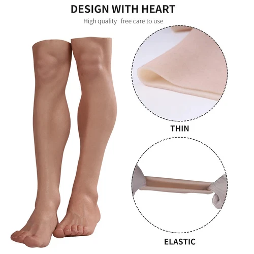 Prosthesis Foot Simulated Skin Artificial Leg Cover Scars Young-aged Clone Foot - Picture 4 of 30