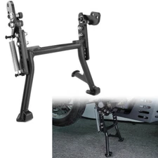 Motorcycle Adjustable Center Stand Kickstand Fit For Kawasaki KLR650E 2008-2018 