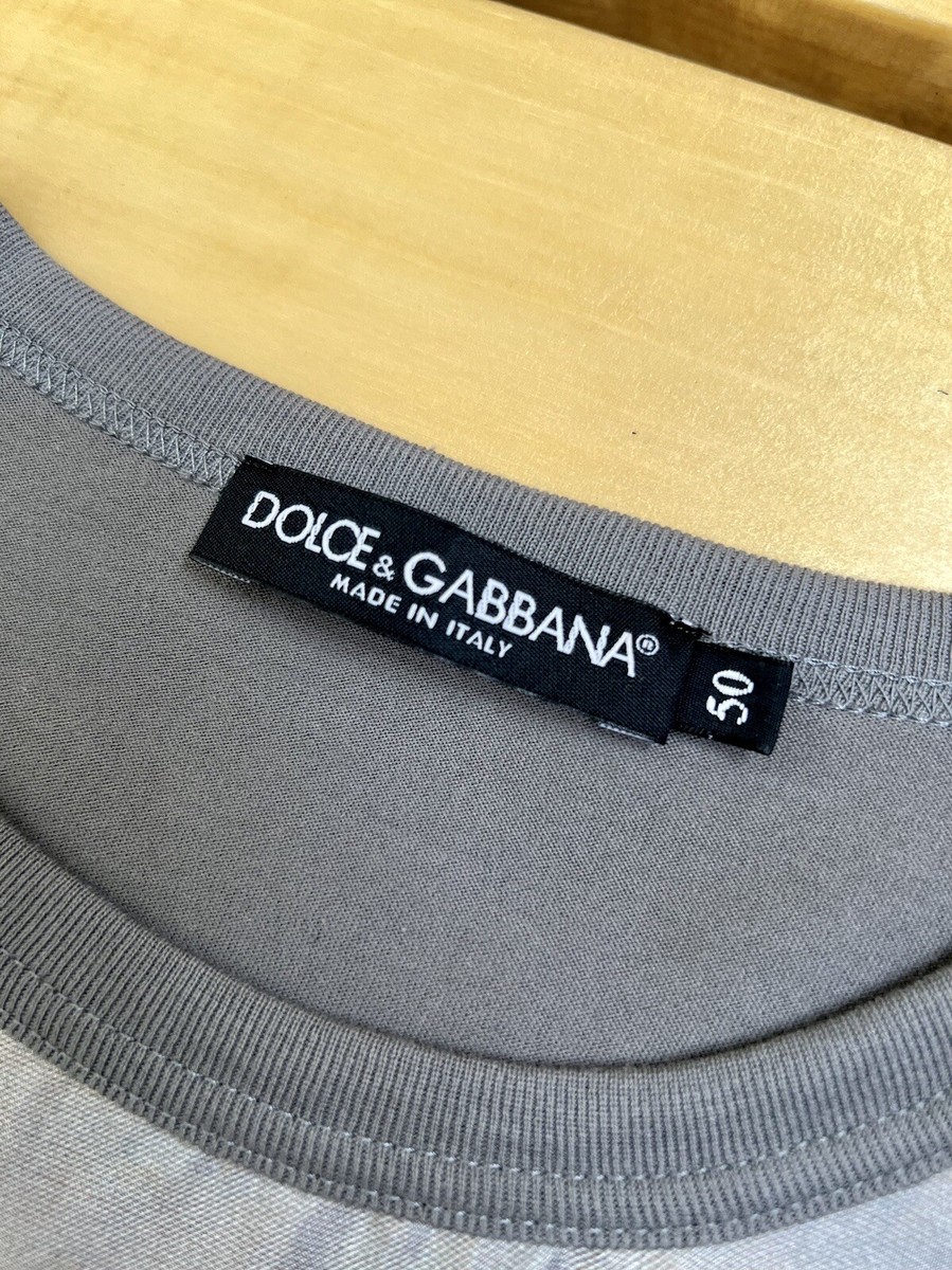 Dolce&Gabbana Mens T- Shirts Made in Italy Sz. 50 | eBay