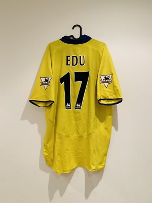 ウェア NIKE Arsenal football jersey size XL EDU 17 Arsenal Football Shirt Mens XL Nike 2003/04 Original Away