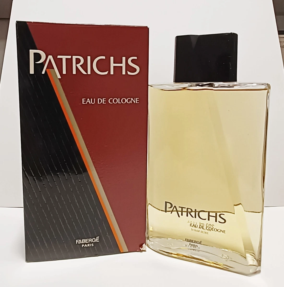 PATRICHS POUR HOMME EAU DE COLOGNE 200 ML NO VAPO SPLASH FABERG