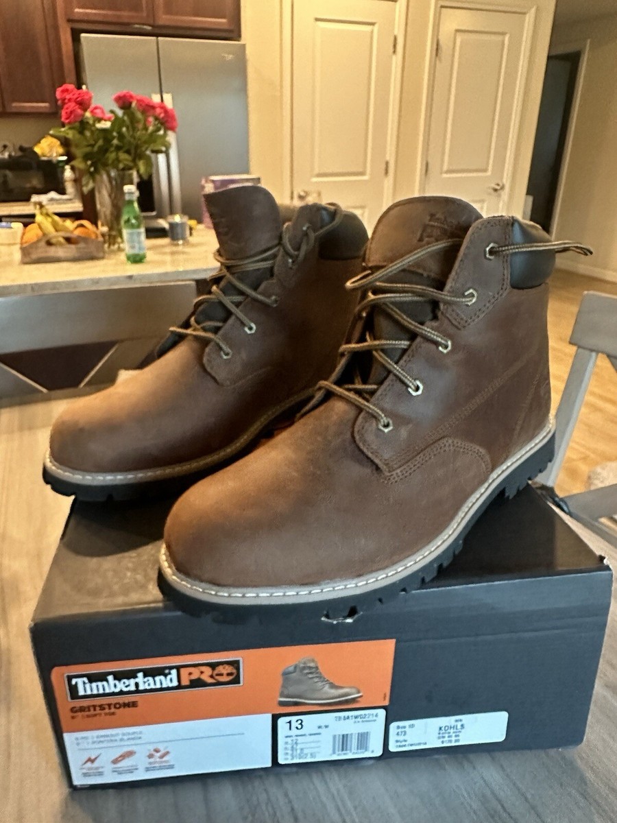 Timberland Pro Boots Men's Size 13 M Soft Toe Gritstone 6