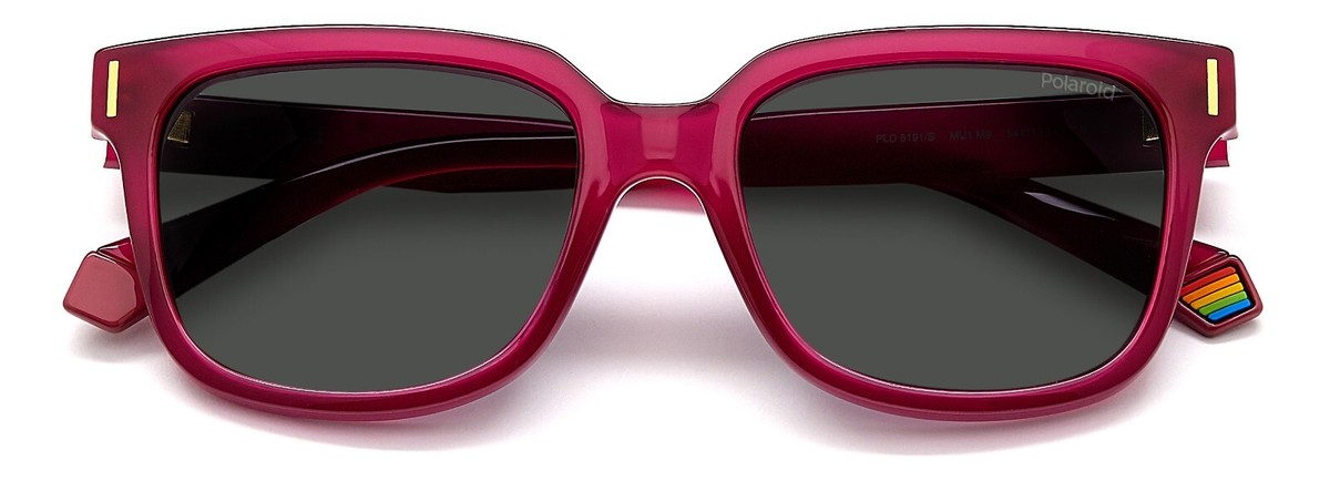 Polaroid 6191/S MU1 (M9) Fuchsia/Grey Polarized Sunglasses  display picture 1