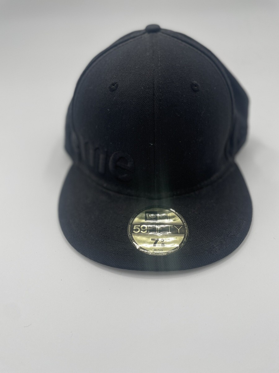 Supreme Fitted Hat 7 1/2 Black VINTAGE | eBay Supreme Fitted Hat 7 1/2 Black VINTAGE | eBay