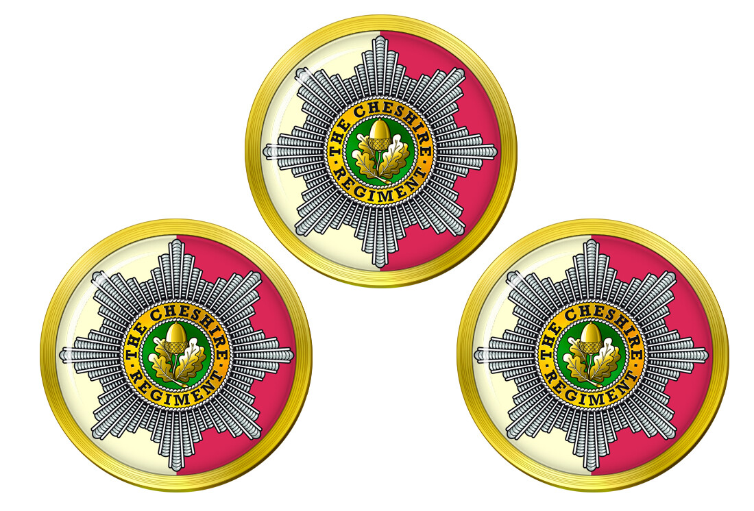 Cheshire Regiment, British Army Golf Ball Markers