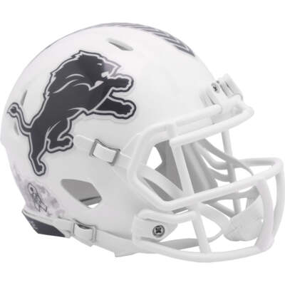 Detroit Lions Salute To Service 2024 Riddell Speed Mini Football Helmet 