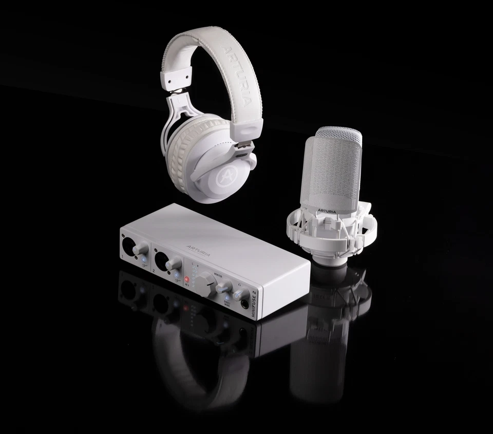 Arturia MiniFuse 2 Plug-and-Play Recording Starter Pack White - Image 3 of 4