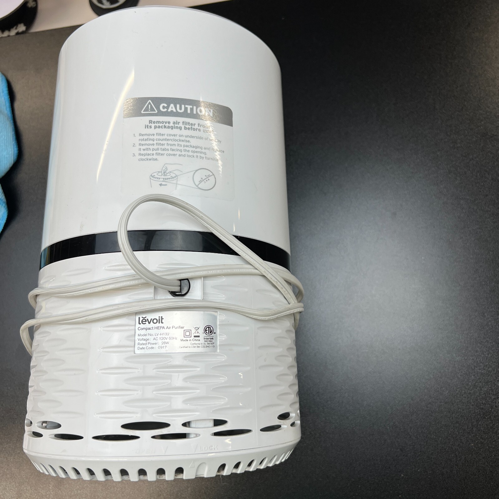 LEVOIT LV-H132 Air Purifier w/ Filter for Smoke, Dust, Pollen - Home Use