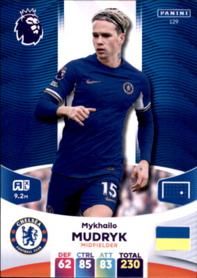 Premier League Trading Card 129 - Mykhailo Mudryk - Basis Karte - 2023/2024