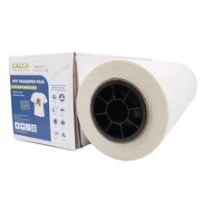 USA CALCA 17in x 328ft Double Sided DTF Transfer Film Premium Roll Warm Peel