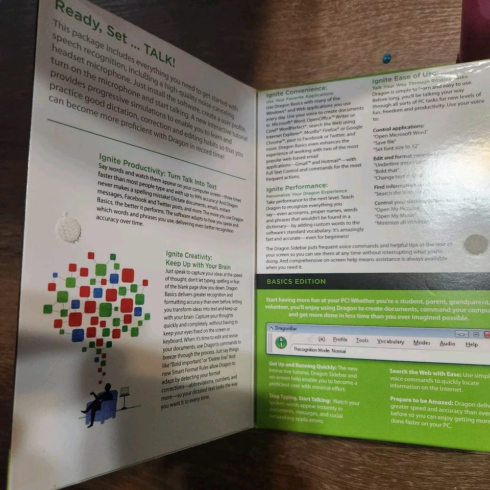 Nuance Dragon NaturallySpeaking 12 Basic Speech Recognition Software App Windows - Image 3 of 3