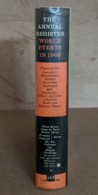 The Annual Register: A Record of World Events Volume 208 - 1966