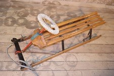 alter Lenkschlitten Schlitten