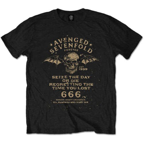 Avenged Sevenfold Seize the Day Rock Metal Licensed Tee T-Shirt Men - Picture 1 of 1