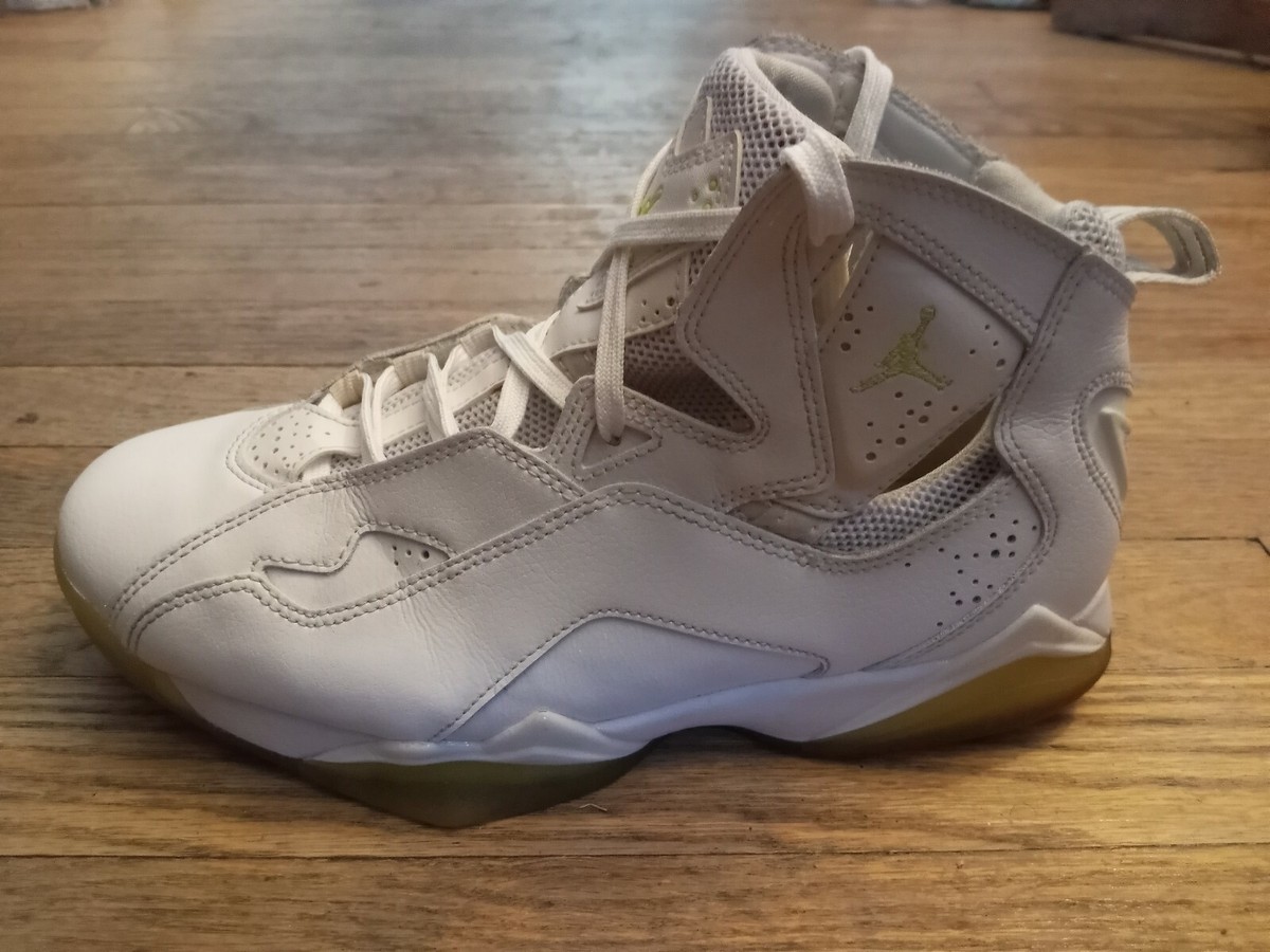 Size 8.5 - Air Jordan True Flight White for sale online | eBay