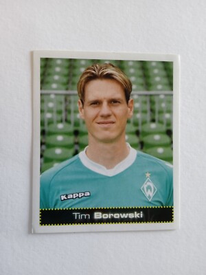 FIGURINE BUNDESLIGA FUSSBALL PANINI 2007/2008 WENDER BREMA BOROWSKI n 106 VELINA