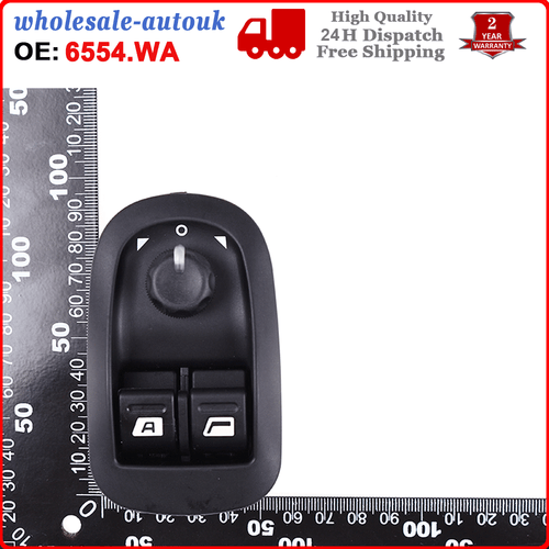 Electric Power Window Switch Mirror Button Control 6554.WA for Peugeot 206 306 - Picture 4 of 7