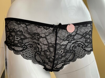 Pierre Cardin all lace bikini hipster NWT Black Size XLarge