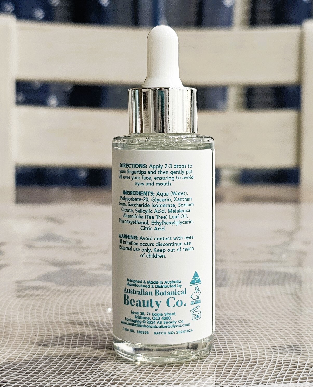 Australian Skin Clinic Rapid Action Acne Face Serum Tea Tree Oil 1.69 fl oz