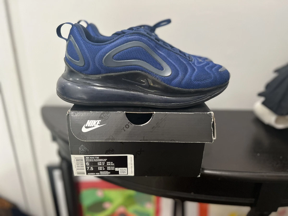 Nike w air max cheap 720 metallic silver/ midnight navy