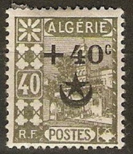 Algeria #YT65 Mint 1927 Wounded Soldier Benefit Surcharge [B8] - Afbeelding 1 van 1