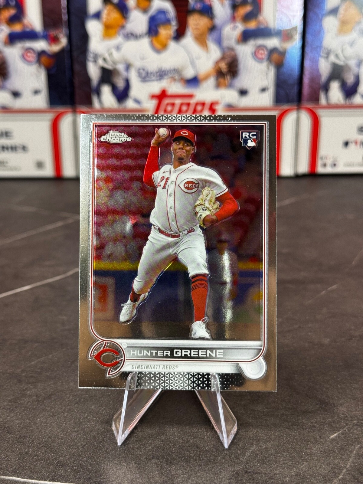 2022 Topps Chrome Update Series - Hunter Greene #USC191 (RC)