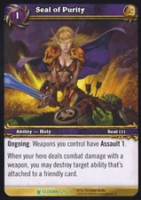 World of Warcraft TCG Seal of Purity - Icecrown 52/220