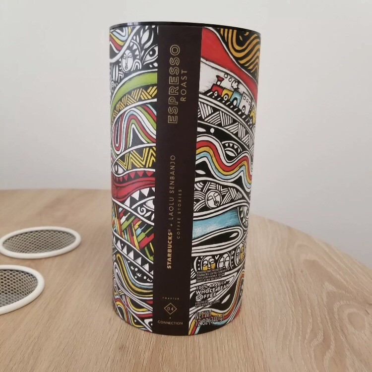 Starbucks Espresso Roast Coffee Bean in Laolu Senbanjo