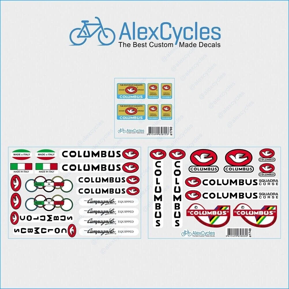 Columbus Bicycle Decals & Stickers for sale - eBay