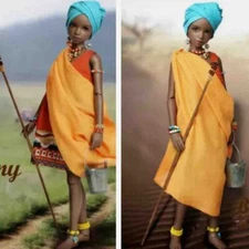 Handmade 1/4 BJD Doll SD Jointed with Face Makeup Eyes Resin Women Girl Gift Toy